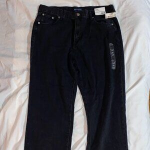 NWT-Women’s Aeropostale 90’s baggy non-stretch jeans, black denim.